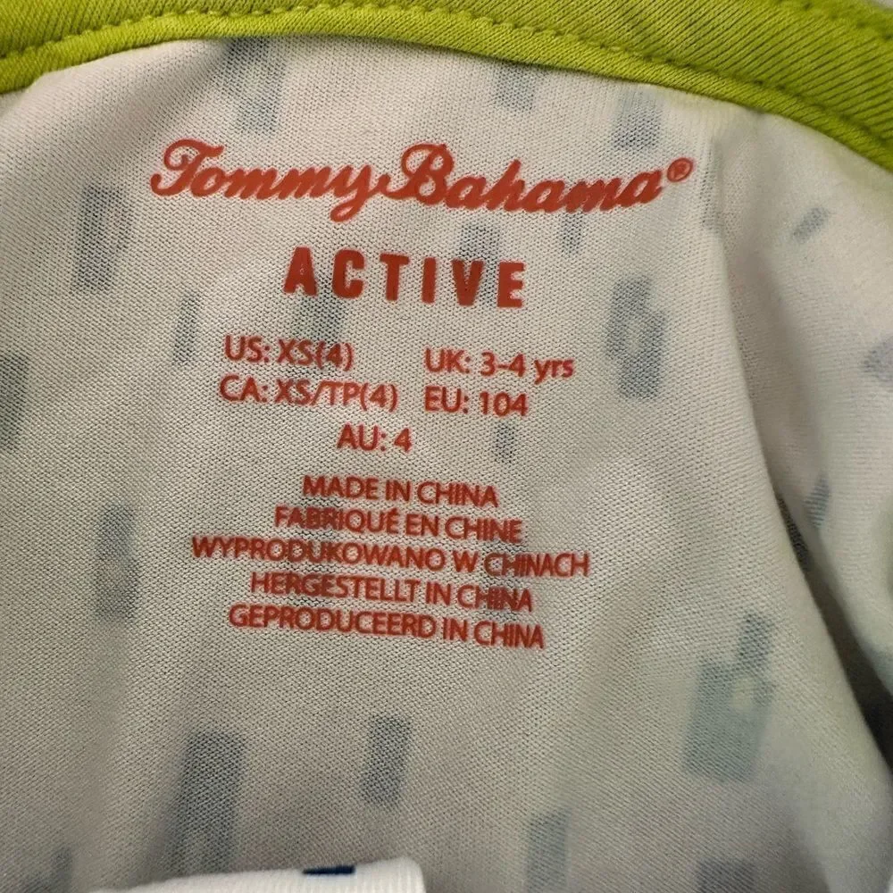 NWT - Tommy Bahama Boys Polo and Shorts - Navy Shorts Activewear Polo - Size 4
